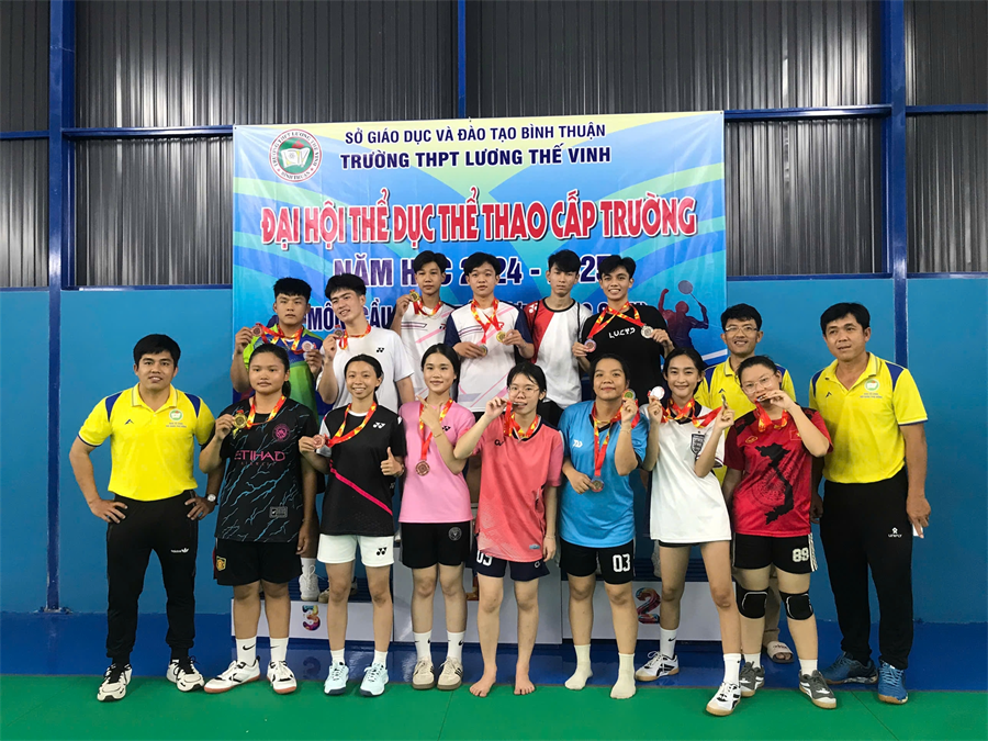 Đại Hội TDTT Cấp Trường, năm học 2024-2025, Môn: Cầu Lông